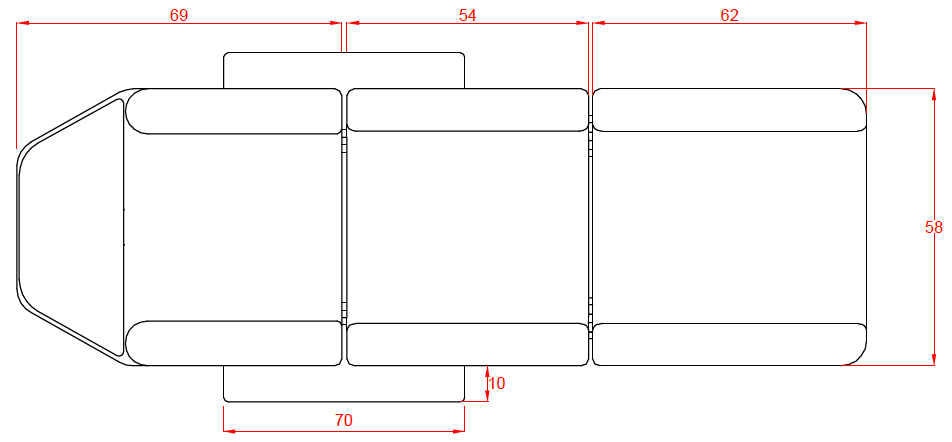 Fauteuil fixe 3 plans